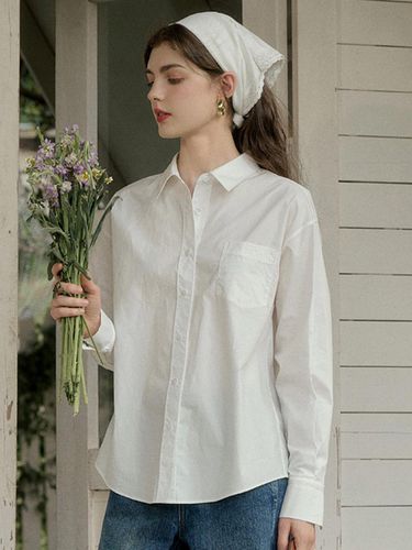 Embroidery Classic Shirt_3 Colors - Simple Retro - Modalova