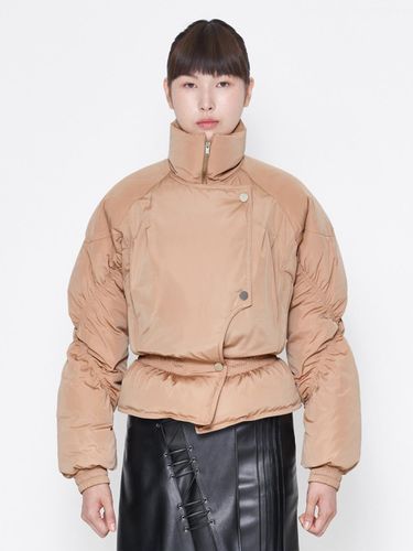 Double Layered Down Jacket _ Beige - KIMZISU - Modalova