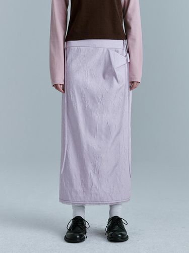 Crinkled Satin Skirt (Lavender) - MARGESHERWOOD - Modalova