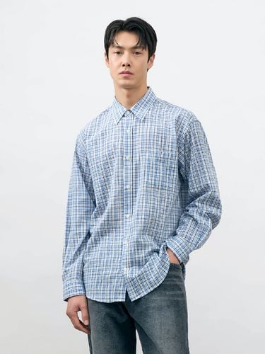 Roy Checkered Shirt_Blue - INDUST - Modalova