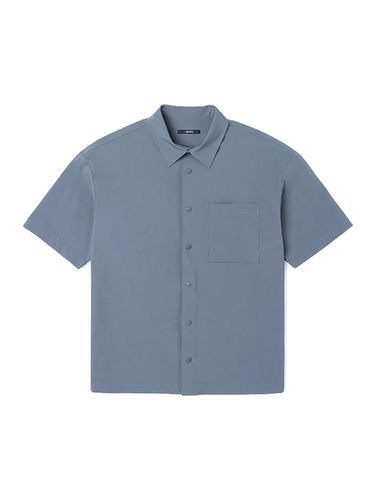 Single Pocket Short Sleeved Shirt _ - ADHOC - Modalova