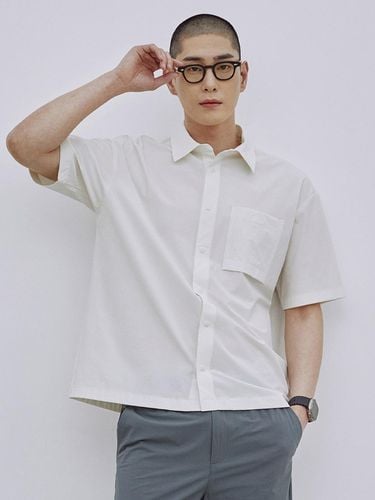 Single Pocket Short Sleeved Shirt _ - ADHOC - Modalova