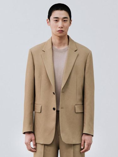 Bold Twill Oversized Blazer_Beige - STCO - Modalova