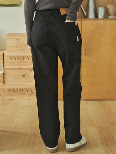 Brilliant Classic Denim Pants_Black - MICANE - Modalova