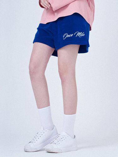 Liby Terry Shorts - Marine Blue - ONCEMILE - Modalova