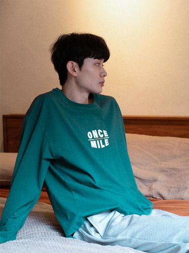 Ecru Long Sleeve T-shirt_Greenie Pie - ONCEMILE - Modalova