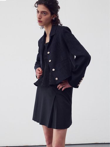 Wool Blend Tweed Jacket - RE RHEE - Modalova