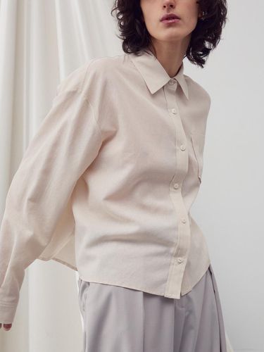 Single Pocket Shirt - Beige - RE RHEE - Modalova