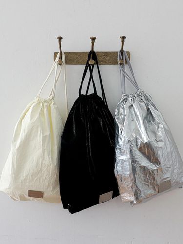 Metallic String Backpack - LOSSYROW - Modalova