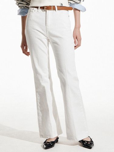 Semi Boot Cut Jeans_White - COQUET - Modalova