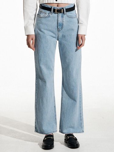 Straight Wide Jeans_Light Blue - COQUET - Modalova