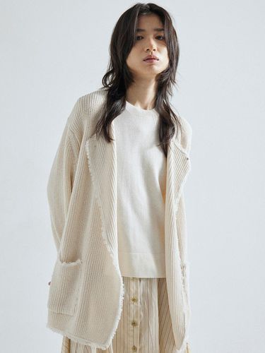 Cotton Fringe Cardigan - whatever we want - Modalova