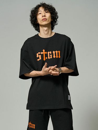 STGM Logo Oversized Short Sleeves T-Shirt_Black - STIGMA - Modalova