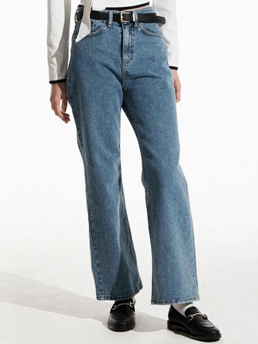 Straight Wide Jeans_Classic Blue - COQUET - Modalova