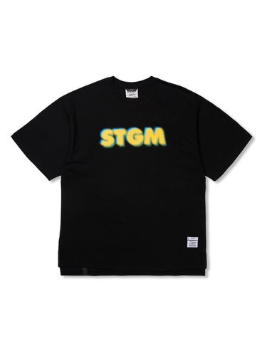 Harf Tone Oversized Short Sleeves T-Shirts_Black - STIGMA - Modalova