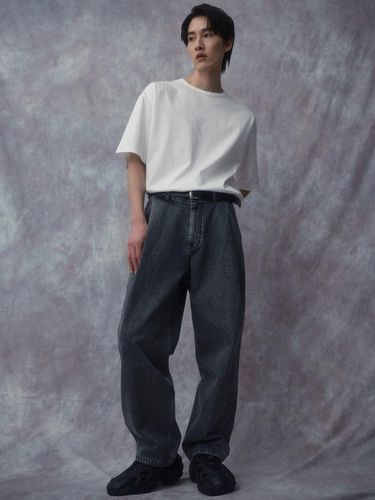 Signature Flank Wide Denim Pant - evener - Modalova