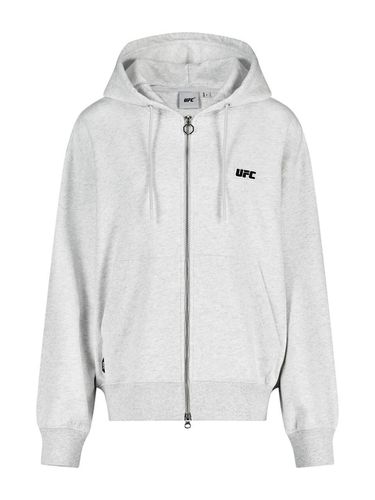 UFC Basic Relax Fit Zip Up Hoodie_Melange Gray - UFCSPORT - Modalova