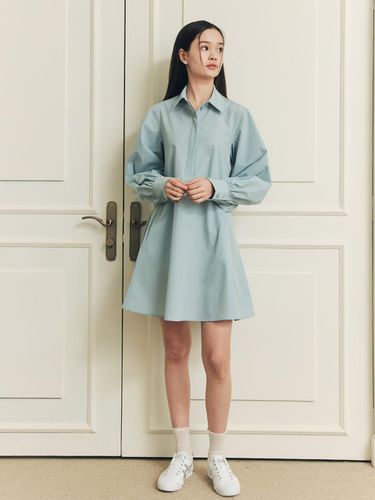 Collar Flare Dress_2 Colors - ZEROSTREET - Modalova