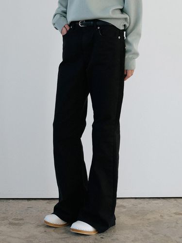 Bootcut Denim Pants_Black - URAGO - Modalova