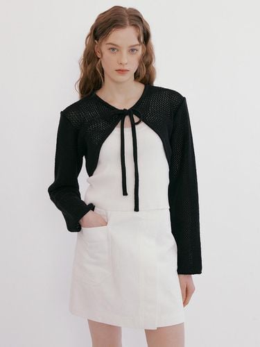 Punching Knit Cardigan_Black - VERBE - Modalova