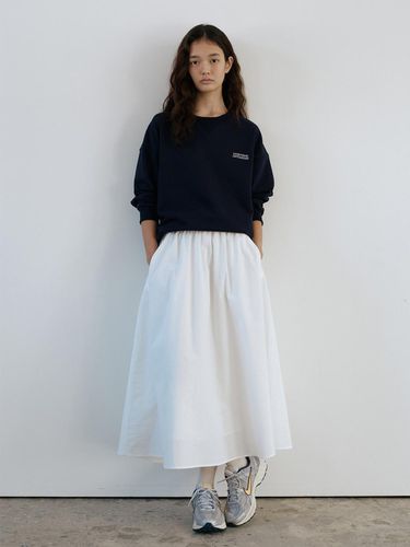 Shirred Flare Band Skirt_2 Colors - URAGO - Modalova