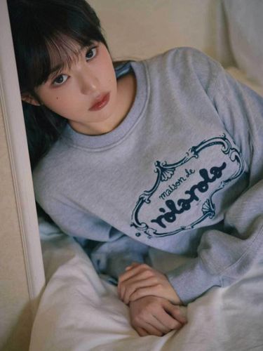 Vintage Logo Sweatshirt_Melange Gray - ROLAROLA - Modalova