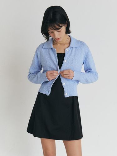 Organic Cotton Collar Knit Cardigan - MANNON - Modalova