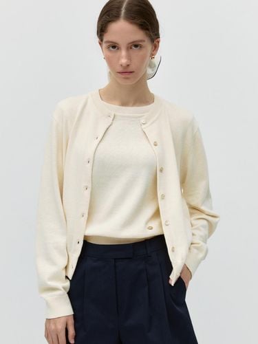 Cotton Cashmere Cardigan - DEPOUND - Modalova