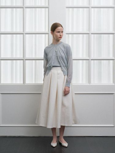 Rico Pleats Skirt - ANGELO BIANCO - Modalova