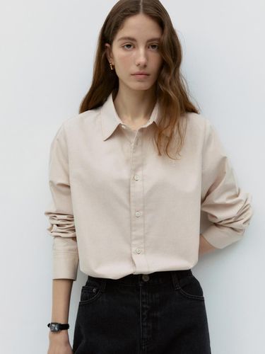 DPWD Logo Standard Shirt - Beige - DEPOUND - Modalova