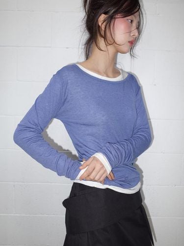 Soft Layered Top_Blue - ONSKA - Modalova