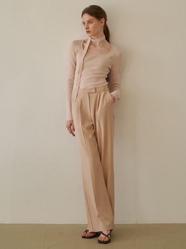 Classic Fit Pants_Pink Beige - flove - Modalova