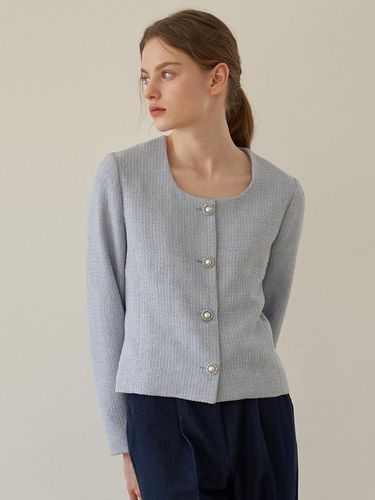 Edit U-Neck Jacket_Sky Blue - flove - Modalova