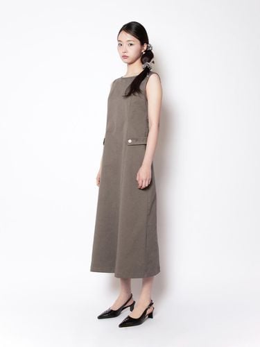 Backless Long Dress_Khaki - ONSKA - Modalova