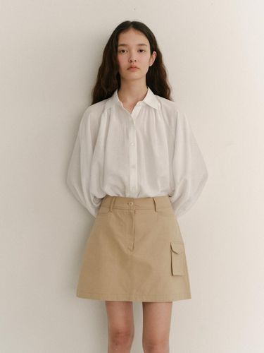 Eeay Pocket Skirt_Beige - LOVE US U - Modalova