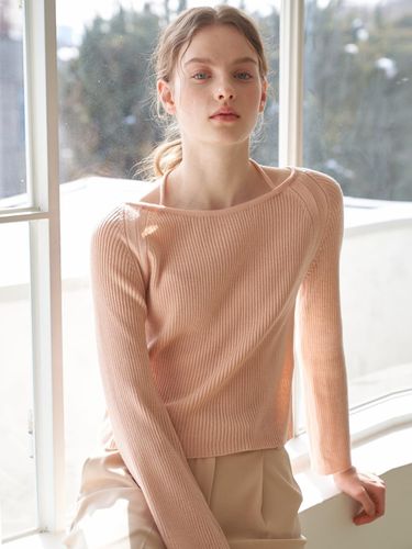 Hold Ribbon Knit_Pink - flove - Modalova