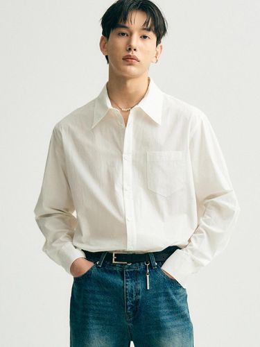 Classic Cotton Regular Shirt_White - NOIRER - Modalova