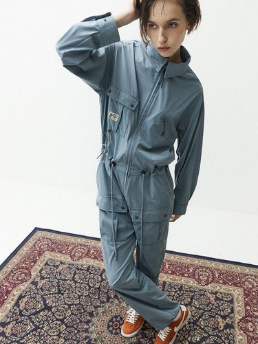 Farban 5807 Nylon Oversized Jumpsuit - MAGOODGAN - Modalova