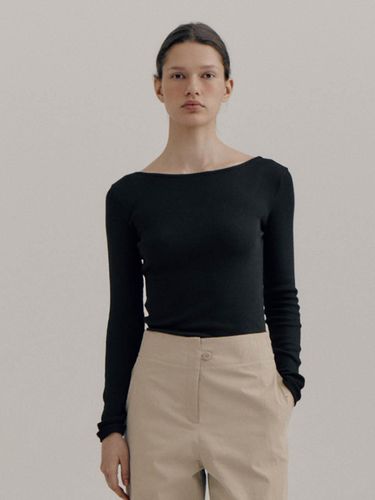 Back Square T-shirt [Black] - noeud - Modalova