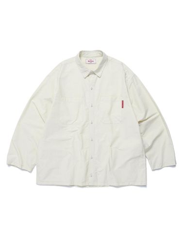 Side Pocket Long Sleeve Shirt - EASTSERVICESHOP - Modalova