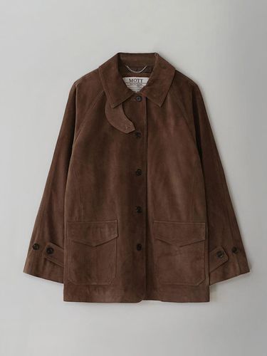 Suede Half Length Jacket - Brown - MOTT - Modalova