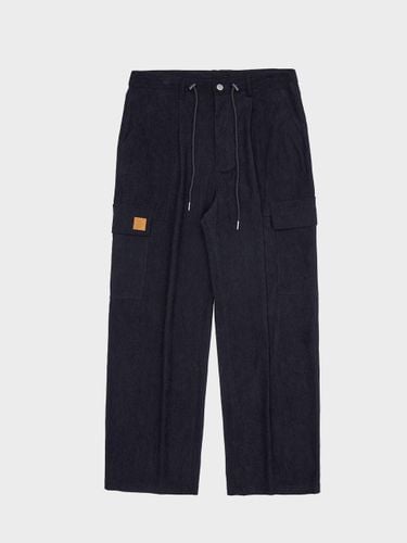 Corduroy Cargo One-Tuck Wide Pants [] - BELLOL - Modalova