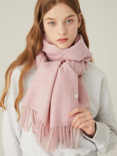 Basic Luxurious Polyester Blend Muffler [Pink] (JEACEC2BF510PK260) - J.ESTINA - Modalova