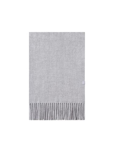 Luxurious Tasseled Basic Muffler [Light Gray] (JEACEC2BF510GR260) - J.ESTINA - Modalova