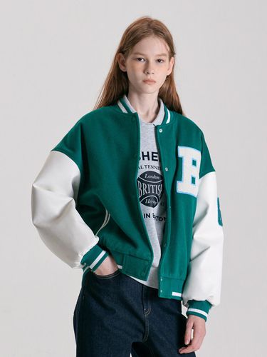 Women Wool Varsity Jacket - 2colors - bensherman - Modalova