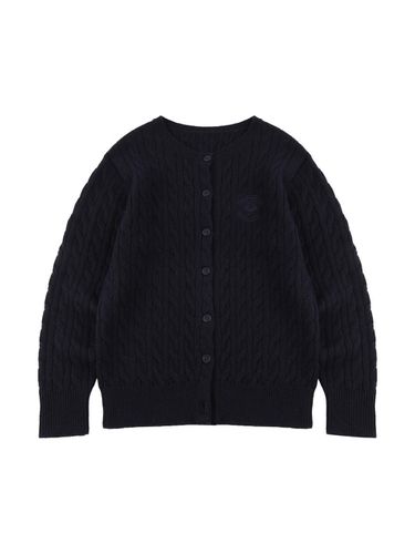 Women Cable Cardigan - Navy - bensherman - Modalova