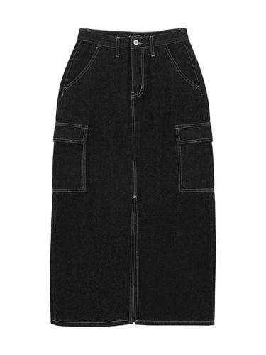 One Washed Cargo Skirt - Black - FIELD WORKER - Modalova