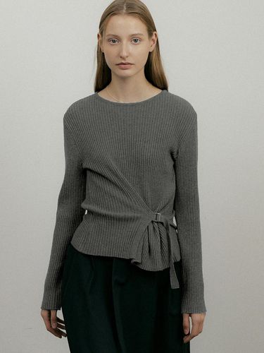 Comos 1002 Two-way Ribbed Knit_Deep Gray - ourcomos - Modalova