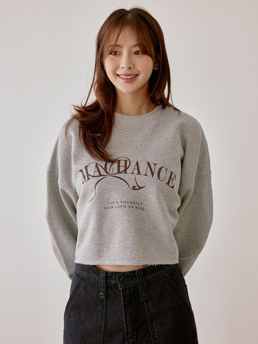 Machance crop sweatshirt (gray) - RE_L - Modalova