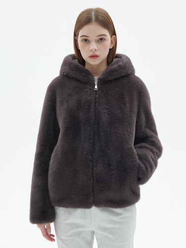 Eco Fur Hooded Jacket [] LMOJP03D2PU - LeftSeoul - Modalova